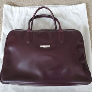 Lonchamp Leather Bowling Handbag